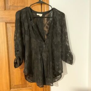 Anthropologie Meadow Rue Sheer Top